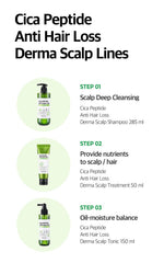SomeByMi | Cica Peptide Anti Hair Loss Derma Scalp Shampoo 285ml | سوم باي مي سيكا ببتايد شامبو ضد تساقط الشعر