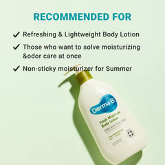 Derma: B | Fresh Moisture Body Lotion 400ml