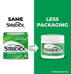 Stridex | Acne Pads with Aloe Sensitive Skin 55 pcs