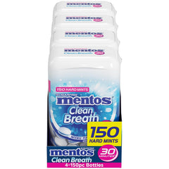 Mentos | Clean Breath Sugarfree Hard Mint Intense Peppermint 150 pcs