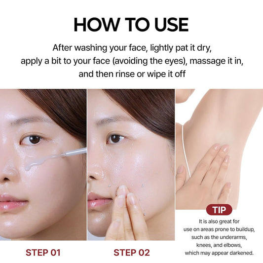 Dr.Melaxin | Peel Shot Exfoliant Black Rice Ampoule 80ml