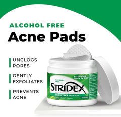 Stridex | Acne Pads with Aloe Sensitive Skin 55 pcs