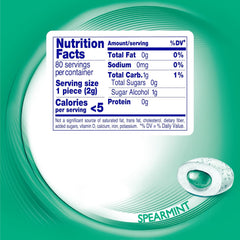 Mentos | Pure Fresh Spearmint Sugar Free Chewing Gum 80 pcs