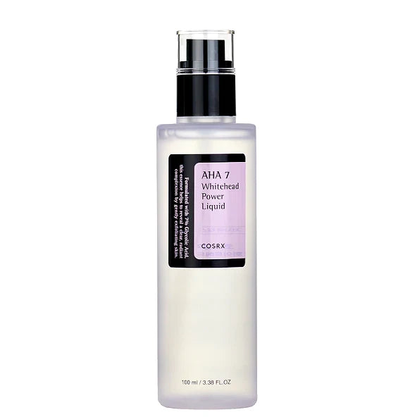 COSRX | AHA 7 Whitehead Power Liquid 100ml | كوزركس تونر الاحماض الفا هيدروكسي مقشر و مفتح للبشرة