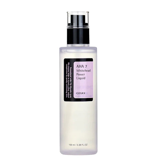 COSRX | AHA 7 Whitehead Power Liquid 100ml | كوزركس تونر الاحماض الفا هيدروكسي مقشر و مفتح للبشرة