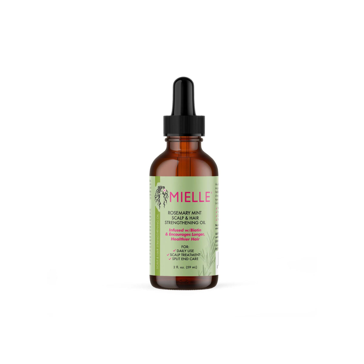 Mielle | Rosemary Mint Scalp & Hair Strengthening Oil | ميل زيت معالجة تساقط الشعر بالروز ماري و النعناع