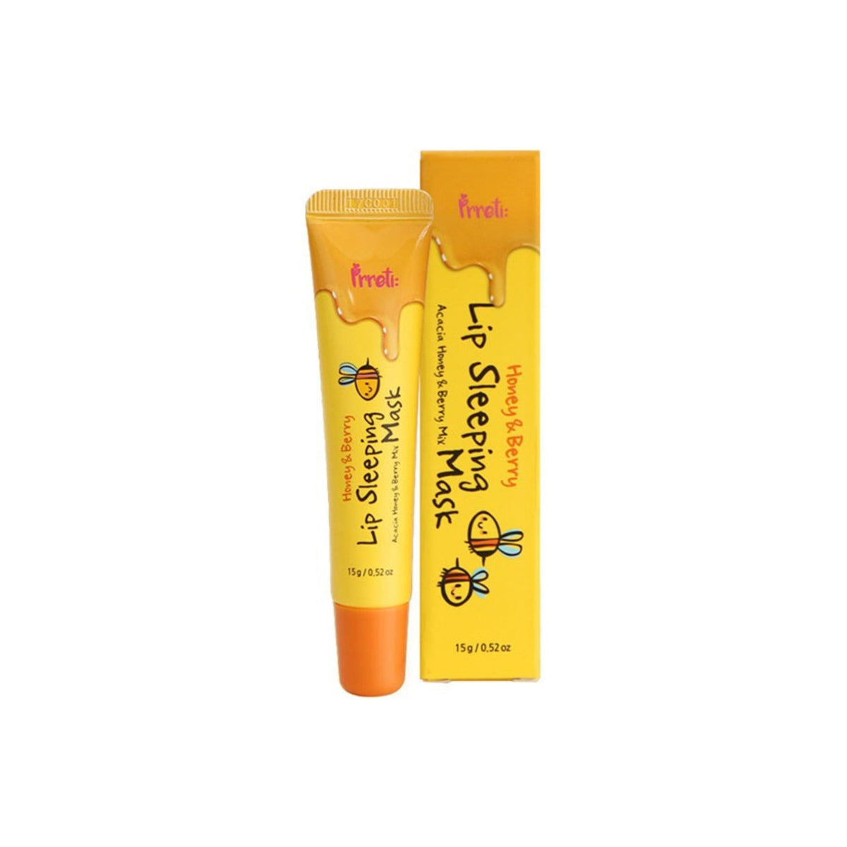 Prreti | Honey & Berry Lip Sleeping Mask (Tube) 15g | بريتي ماسك شفاه بالعسل و التوت