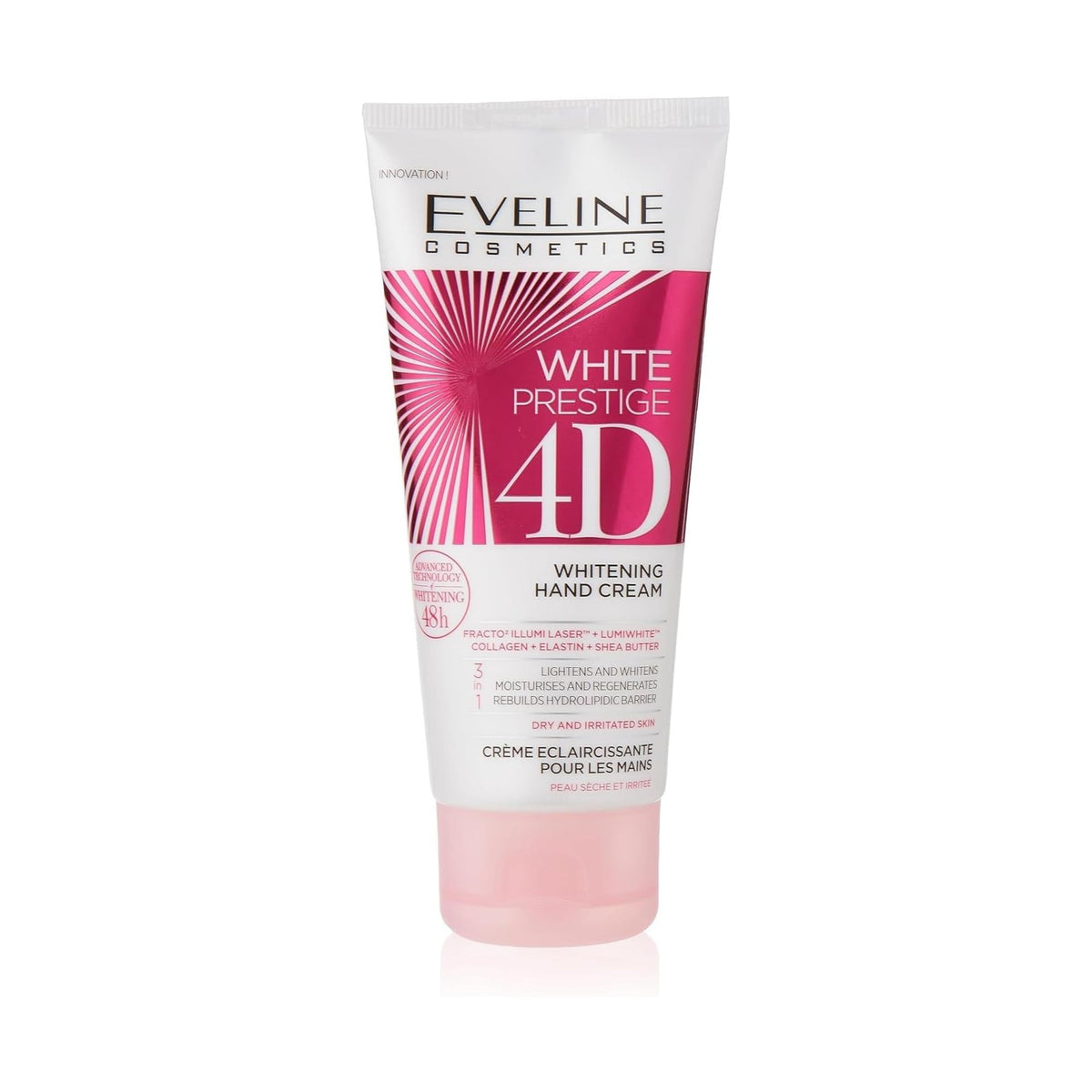 EVELINE | White Prestige 4D Whitening Hand Cream 100 ml | ايفيلين كريم تفتيح مخصص لليد