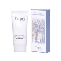 Yepre | Birch Hyaluron Calming Sun Cream SPF50+PA++++ | يبري واقي شمس مرطب بالهالورونك اسد
