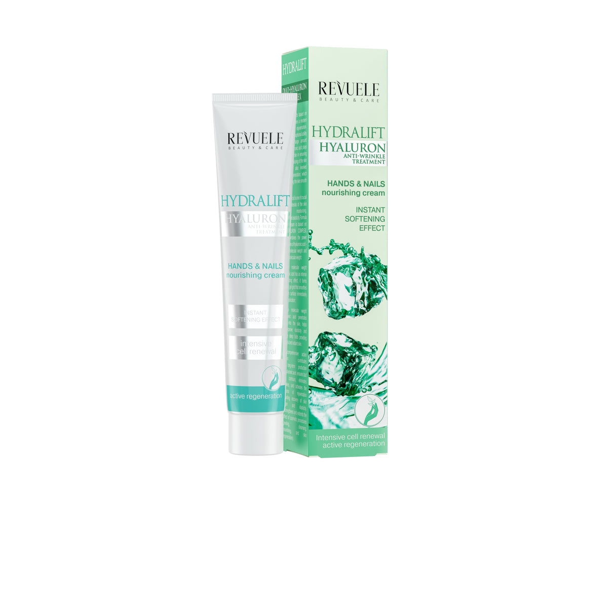 REVUELE | HYDRALIFT HYALURON Hands & Nails Nourishing Cream Instant Softening Effect | ريفيولي هايدرالفت كريم ترطيب اليد و الاظافر