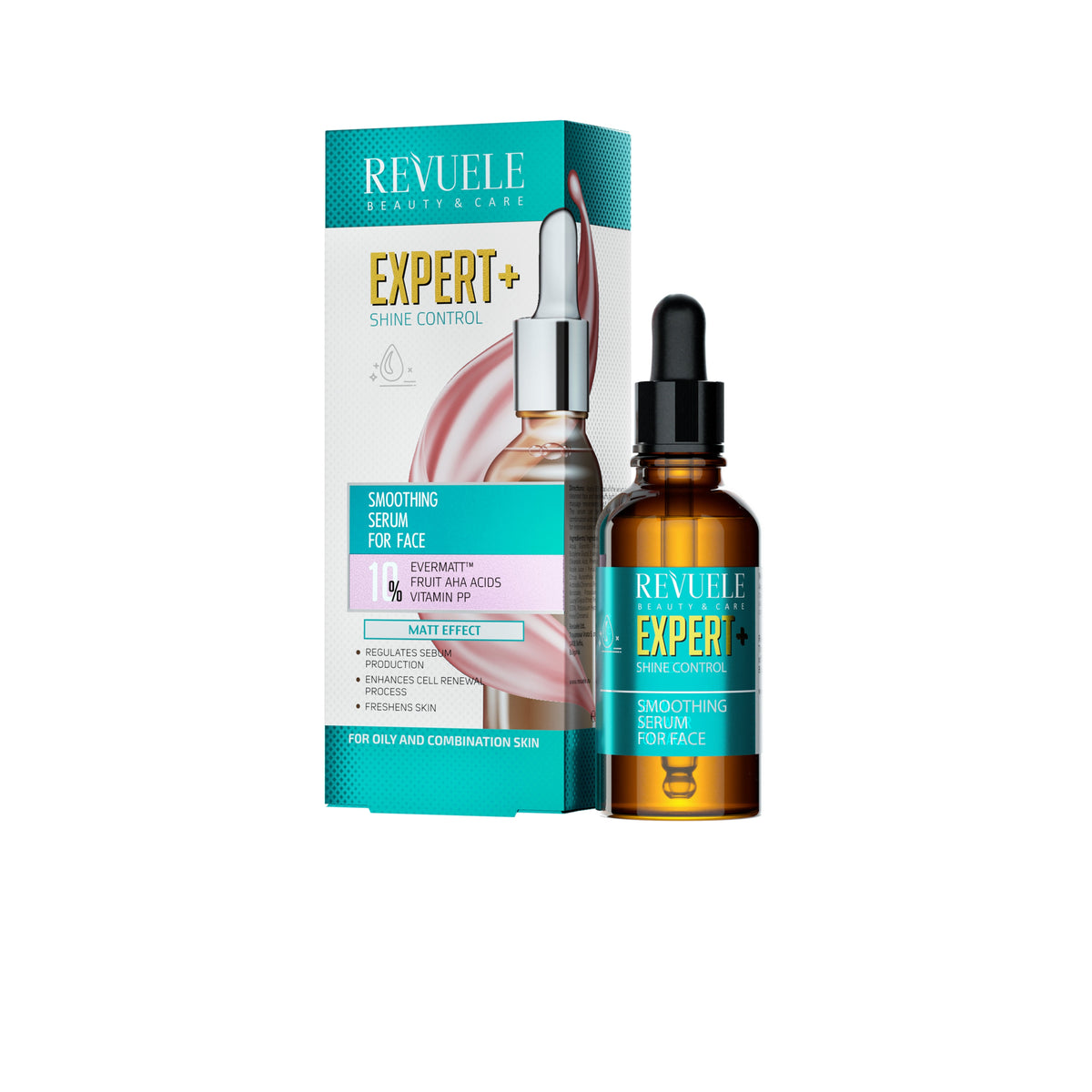 REVUELE | EXPERT+ Shine Control Smoothing Serum | ريفيولي سيروم مرطب